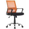 Riva Chair Mint 1029MB оранжевый/черный, сетка/ткань, хром фото 1