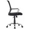 Riva Chair Mint 1029MB черный, сетка/ткань, хром фото 3