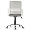 Riva Chair Mint 1029MW серый, сетка/ткань, белый пластик, хром фото 5