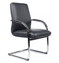 Офисное кресло RV DESIGN Pablo-CF C2216-1 черный, алюминий, кожа фото 1