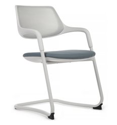 Дизайнерское кресло RV DESIGN Scroll SF HY-813B серый, сетка/ткань фото 1