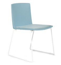 Дизайнерское кресло RV DESIGN Simple X-19 голубой/белый фото 1