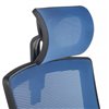 Riva Chair Step A2320 синий, сетка/ткань, хром фото 7