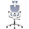 Riva Chair Step AW2320 синий/серый, сетка/ткань, хром, белый пластик фото 5