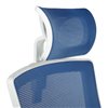 Riva Chair Step AW2320 синий/серый, сетка/ткань, хром, белый пластик фото 7