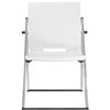 трансформер Riva Chair Form 1821 белый пластик, хром, складной фото 3