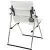 трансформер Riva Chair Form 1821 белый пластик, хром, складной фото 5
