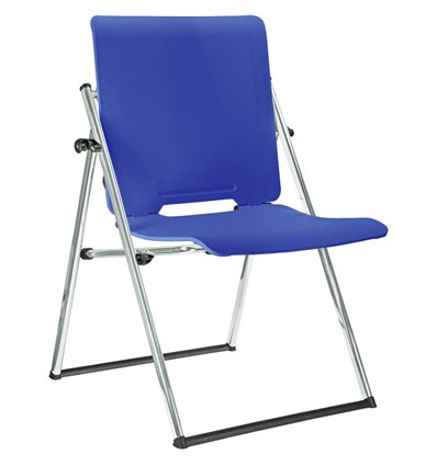 трансформер Riva Chair Form 1821 синий пластик, хром, складной