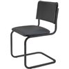 Riva Chair Сильвия 01S черная экокожа, черный металл фото 1