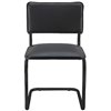 Riva Chair Сильвия 01S черная экокожа, черный металл фото 2