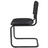 Riva Chair Сильвия 01S черная экокожа, черный металл фото 3