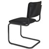 Riva Chair Сильвия 01S черная экокожа, черный металл фото 4