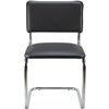 Riva Chair Сильвия 02S черная экокожа, хром фото 2