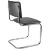 Riva Chair Сильвия 02S черная экокожа, хром фото 4