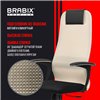 BRABIX Premium Ultimate EX-801 хром, плотная двойная сетка Х2, черное/бежевое фото 18