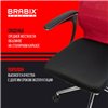 BRABIX Premium Ultimate EX-801 хром, плотная двойная сетка Х2, черное/красное фото 20