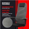 BRABIX Premium Ultimate EX-801 хром, плотная двойная сетка Х2, черное/серое фото 18