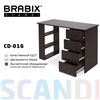 BRABIX Scandi CD-016 100х500х750 мм, 4 ящика, венге фото 2