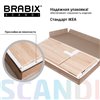BRABIX Scandi CD-017, 900х450х750 мм, 2 ящика, дуб сонома фото 5