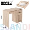 BRABIX Scandi CD-017, 900х450х750 мм, 2 ящика, дуб сонома фото 6