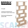 Стеллаж BRABIX Scandi SH-008, 730х250х1760 мм, 6 секций, ЛДСП, дуб сонома фото 4