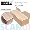 Стеллаж BRABIX Scandi SH-008, 730х250х1760 мм, 6 секций, ЛДСП, дуб сонома фото 5