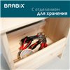 Табурет тумба деревянный, сосна, BRABIX Scandi Wood SC-002, 490х250х450 мм фото 4