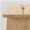 Табурет тумба деревянный, сосна, BRABIX Scandi Wood SC-002, 490х250х450 мм фото 7