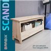 Скамья деревянная, сосна, BRABIX Scandi Wood SC-003, 1000х250х450 мм фото 10