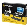 Подставка для принтера или монитора BRAUBERG, с 1 полкой и 1 ящиком, 430х340х164 мм фото 8