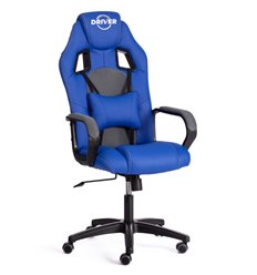 Кресло для руководителя TETCHAIR DRIVER (22) экокожа/ткань, синий/серый фото 1