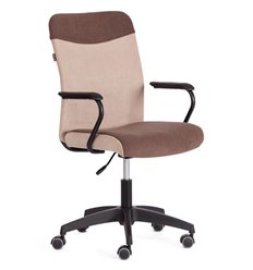 Офисное кресло TETCHAIR FLY флок, коричневый/бежевый фото 1