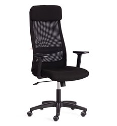 Кресло для оператора TETCHAIR PROFIT PLT ткань/сетка, черный фото 1