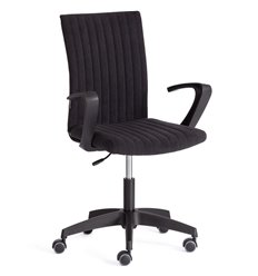 Офисное кресло TETCHAIR SPARK флок, черный фото 1