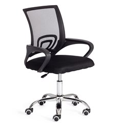 Офисное кресло TETCHAIR BM-520M сетка/ткань, черный фото 1
