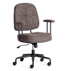 Офисное кресло TETCHAIR CITY-LOW ткань, темно-серый фото 1