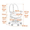 TETCHAIR MIRACLE Pink ткань, розовый фото 5