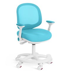 Кресло для оператора TETCHAIR RAINBOW Blue сетка/ткань, голубой фото 1
