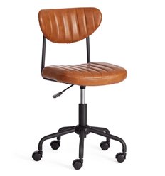 Офисное кресло TETCHAIR SLIM Brown экокожа, коричневый фото 1