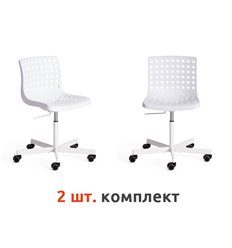Офисное кресло TETCHAIR SKALBERG OFFICE (mod. C-084-B) компл. 2 шт., пластик, белый фото 1