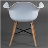 TETCHAIR CINDY (EAMES) (mod. 919) пластик белый, ножки бук фото 7