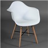 TETCHAIR CINDY (EAMES) (mod. 919) компл. 4 шт.,  пластик белый, ножки бук фото 6