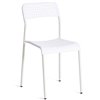 TETCHAIR ADDE (mod. C-049) компл. 8 шт., пластик белый, ножки белые фото 2