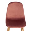 TETCHAIR BREEZE (mod. 4724) вельвет коралловый HLR44, ножки натуральный фото 7