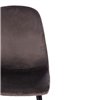 TETCHAIR BREEZE (mod. 4724) компл. 4 шт., вельвет темно-серый HLR24, ножки черные фото 8