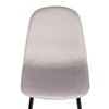 TETCHAIR BREEZE (mod. 4724) компл. 4 шт., вельвет светло-серый HLR14, ножки черные фото 9