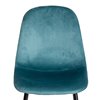 TETCHAIR BREEZE (mod. 4724) вельвет тёмно-бирюзовый HLR60, ножки черные фото 7