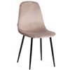 TETCHAIR BREEZE (mod. JSC-58) компл. 4 шт., велюр кофейный HLR9, ножки черные фото 2