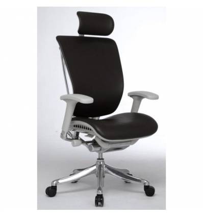 Кресло DUOREST Expert Spring Leather (SPL01-G) для руководителя, эргономичное, кожа черная