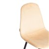 TETCHAIR BREEZE (mod. JSC-58) компл. 4 шт., велюр песочный HLR6, ножки черные фото 10